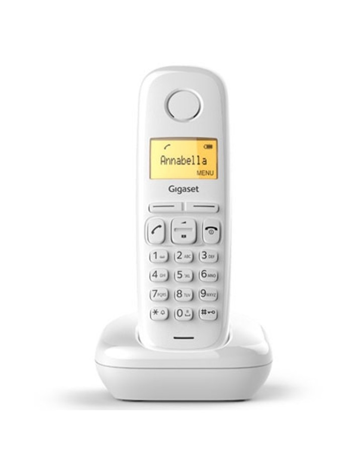 Telefono fijo inalambrico gigaset a170 blanco 50 numeros agenda - 10 tonos Telefono fijo inalambrico gigaset a170 blanco 50 numeros agenda - 10 tonos