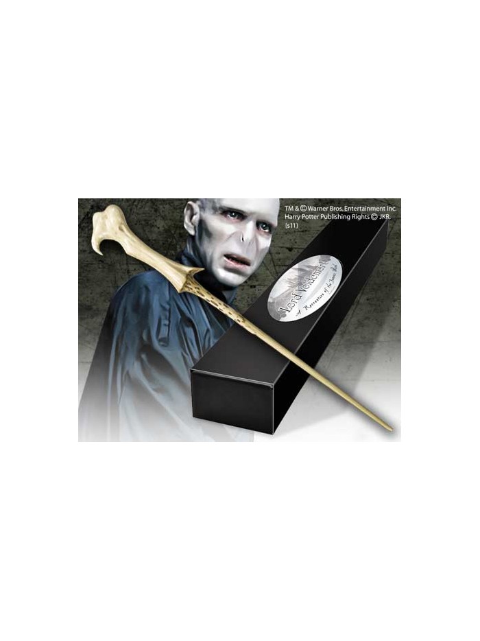 Replica the noble collection harry potter lord voldemort varita con caja y placa de identificacion Replica the noble collection harry potter lord voldemort varita con caja y placa de identificacion
