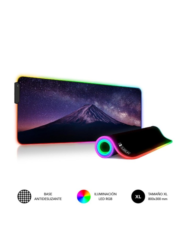 Alfombrilla subblim mouse pad premium led rgb mount Alfombrilla subblim mouse pad premium led rgb mount