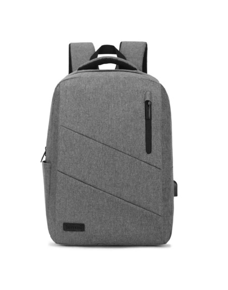 Mochila para portatil subblim city 15.6 pulgadas gris