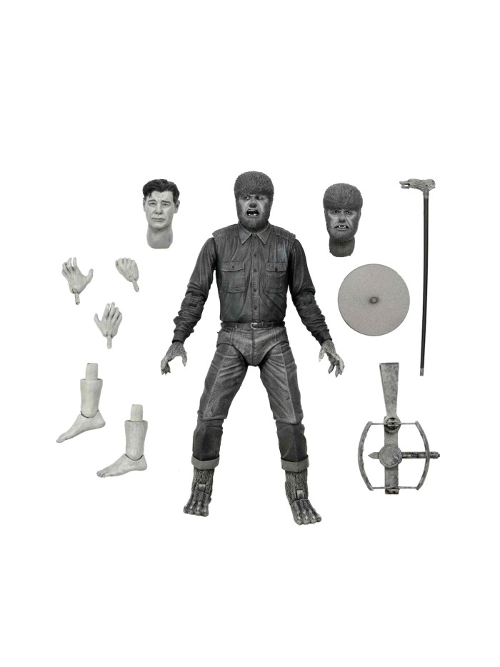 Figura neca universal monster scale action ultimate wolf (b&w) Figura neca universal monster scale action ultimate wolf (b&w)
