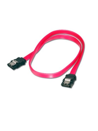 Cable serial sata iii equip con clip de seguridad 0.5m