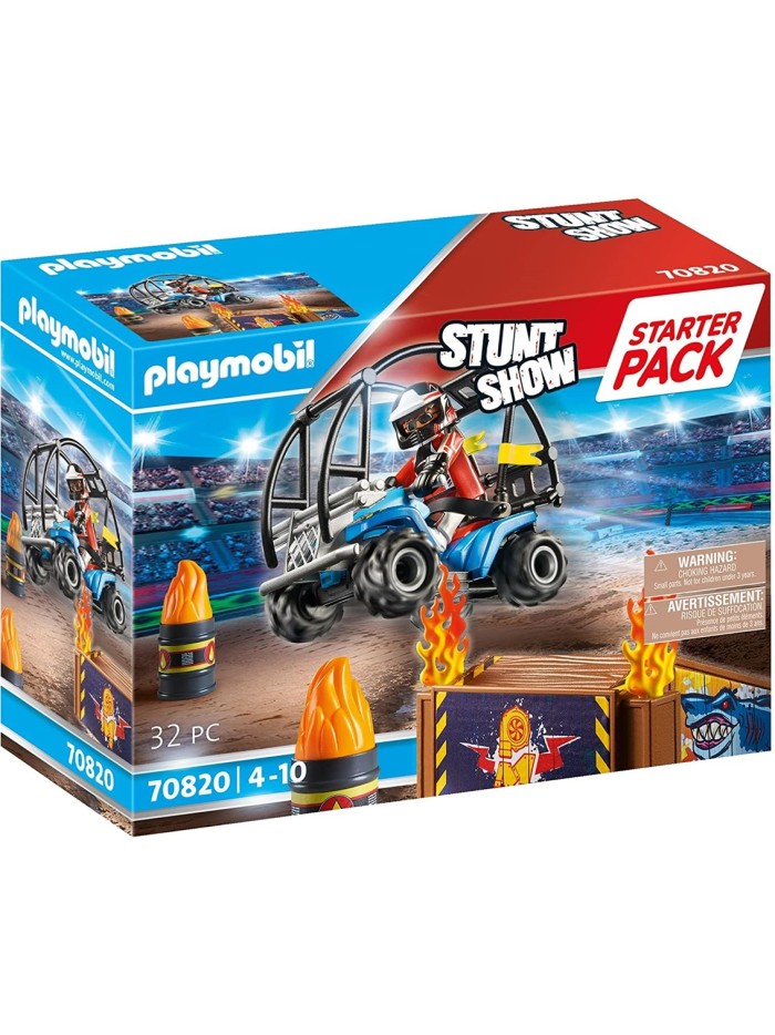 Playmobil starter pack stuntshow quad con rampa de fuego Playmobil starter pack stuntshow quad con rampa de fuego