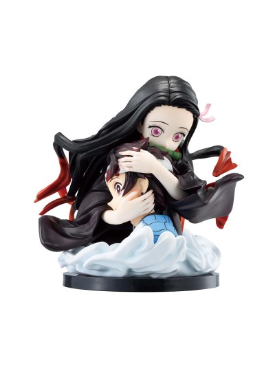 Figura ichbansho demon slayer kimetsu no yaiba tanjiro & nezuko kamado artscale memoria (locus)