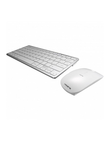 Kit teclado + raton inalambrico tacens levis usb blanco 6leviscombov2
