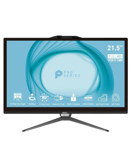 Ordenador all in one msi pro ap222t - 214es i5 - 13400 8gb ssd 256gb