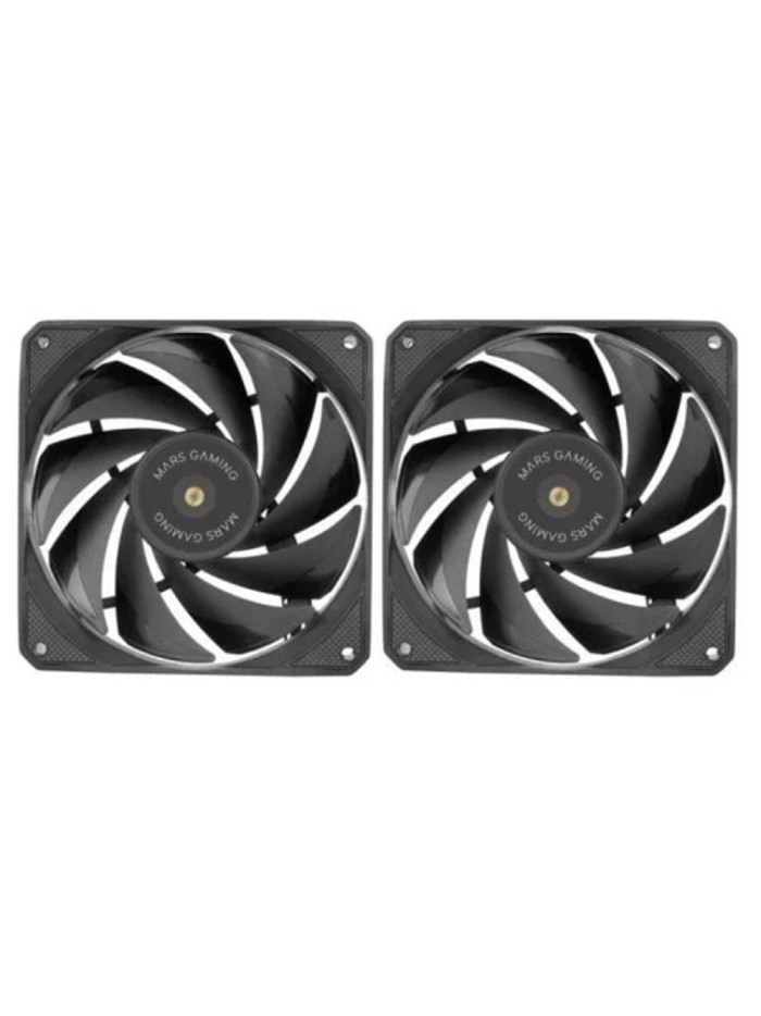Ventilador mars gaming mf - nc 2 x 120mm negro Ventilador mars gaming mf - nc 2 x 120mm negro
