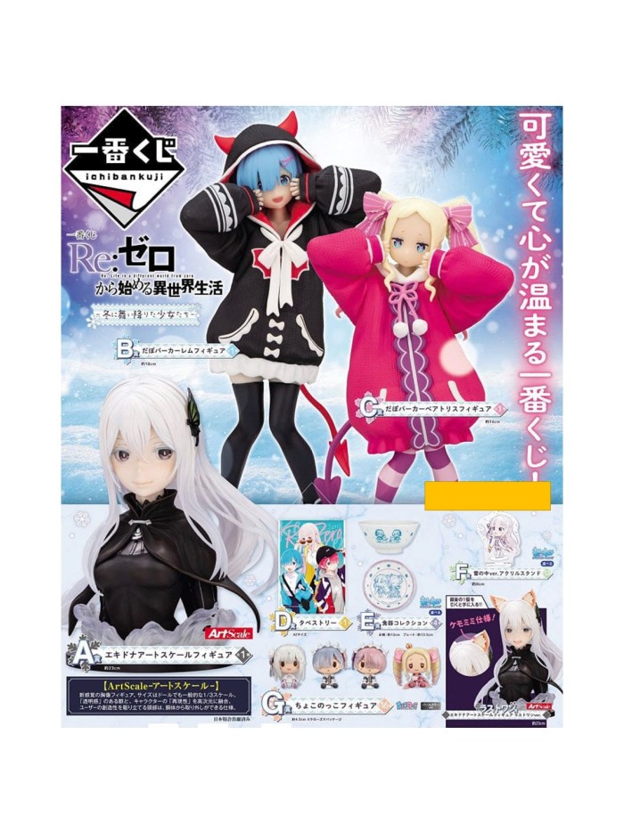 Ichiban kuji banpresto re zero girls who landed Ichiban kuji banpresto re zero girls who landed