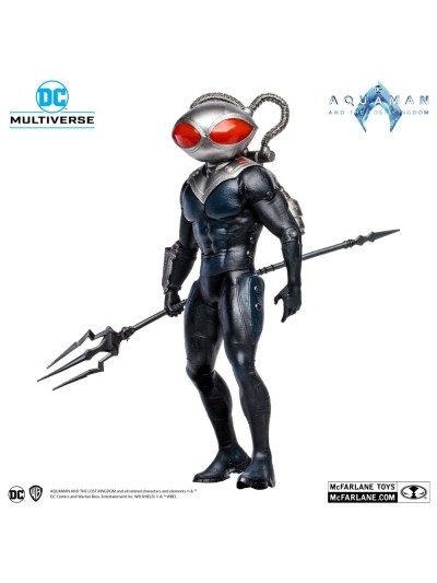 Figura mcfarlane toys dc aquaman 2 movie 12in - black manta