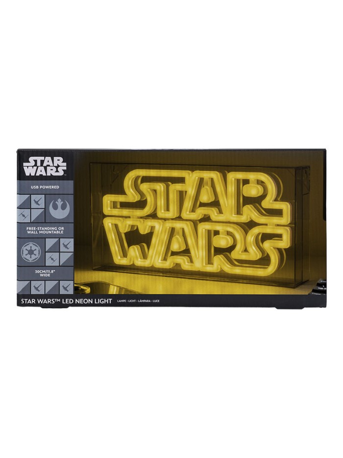 Lámpara paladone star wars logo led neon light Lámpara paladone star wars logo led neon light