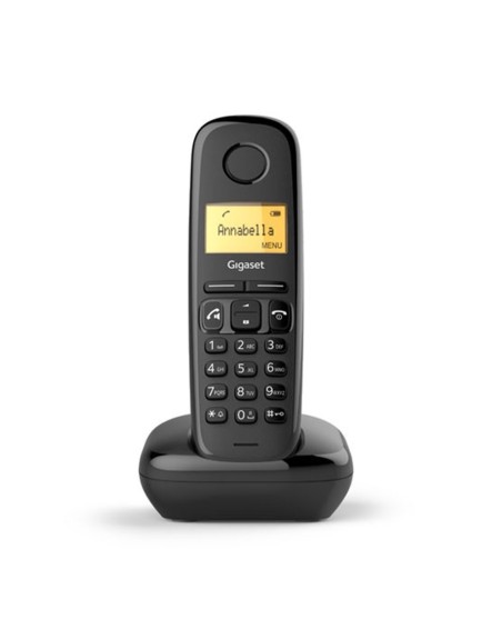 Telefono fijo inalambrico gigaset a270 negro 80 numeros agenda - 10 tonos
