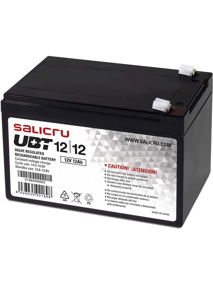 Bateria agm salicru compatible para sais 12ah 12v Bateria agm salicru compatible para sais 12ah 12v