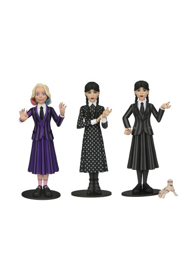 Surtido figuras neca wednesday addams toony terrors