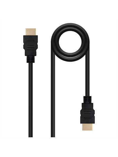 Cable hdmi 1.3 nanocable 1m - macho - macho - negro