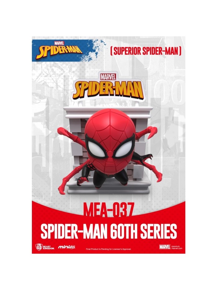 Figura beast kingdom mini egg attack marvel spider - man superior spider - man serie 60 aniversario Figura beast kingdom mini egg attack marvel spider - man superior spider - man serie 60 aniversario