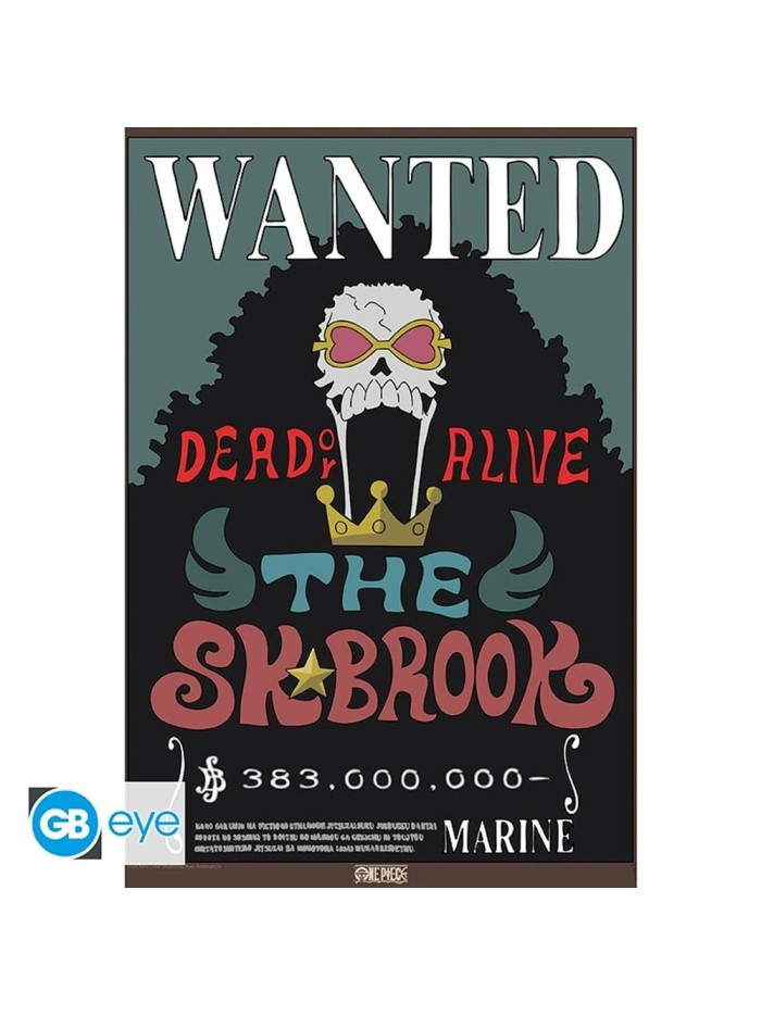 Poster gb eye chibi one piece wanted brook wano Poster gb eye chibi one piece wanted brook wano