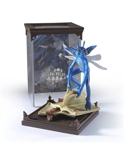 Figura the noble collection harry potter duendecillo de cornualles criatura magica n.15 18 cm