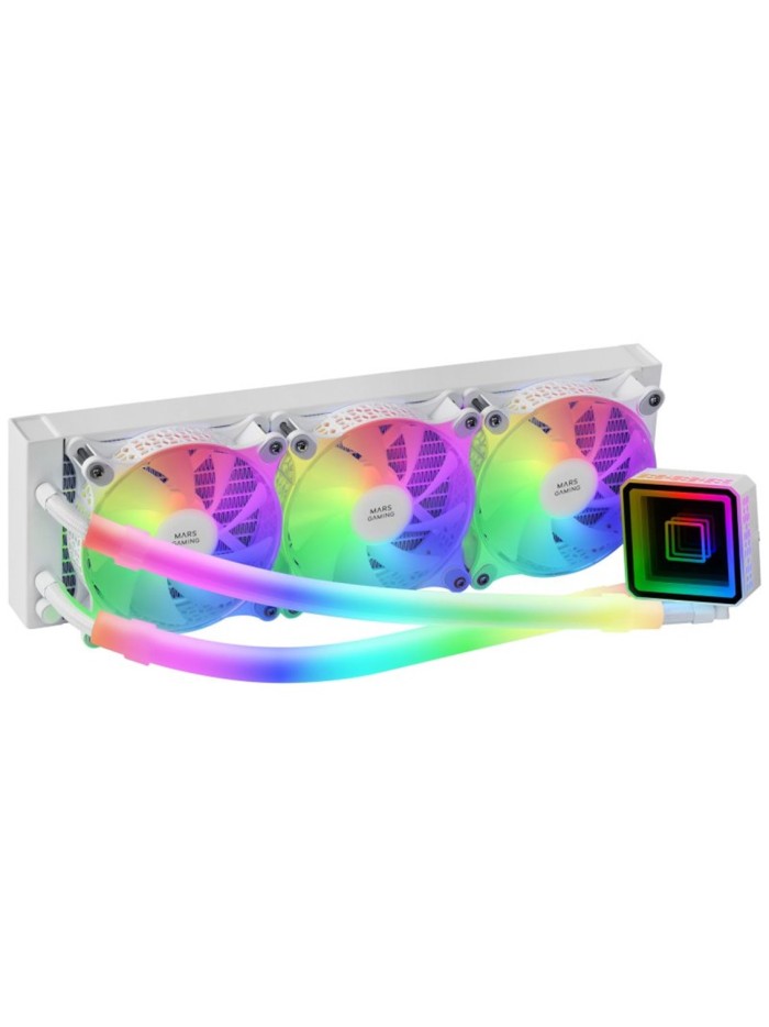 Kit de refrigeracion mars gaming ml - ultra360 blanco 650w 3 x 120mm rgb Kit de refrigeracion mars gaming ml - ultra360 blanco 650w 3 x 120mm rgb