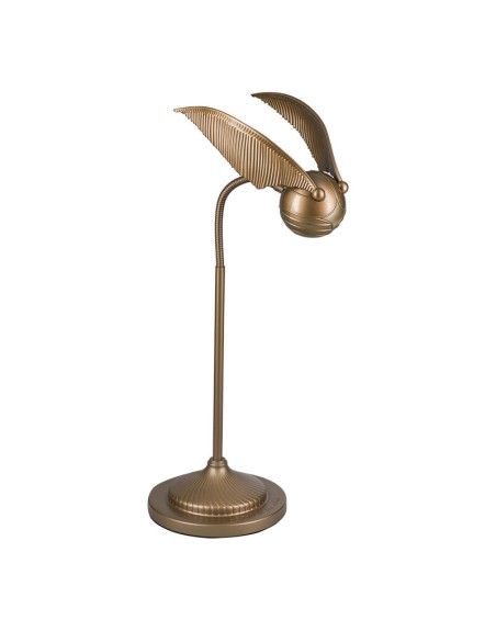 Lámpara de ambiente paladone harry potter snitch dorada ajustable 36 cm