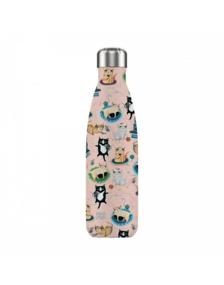 Botella isotermica enesco crazy cats