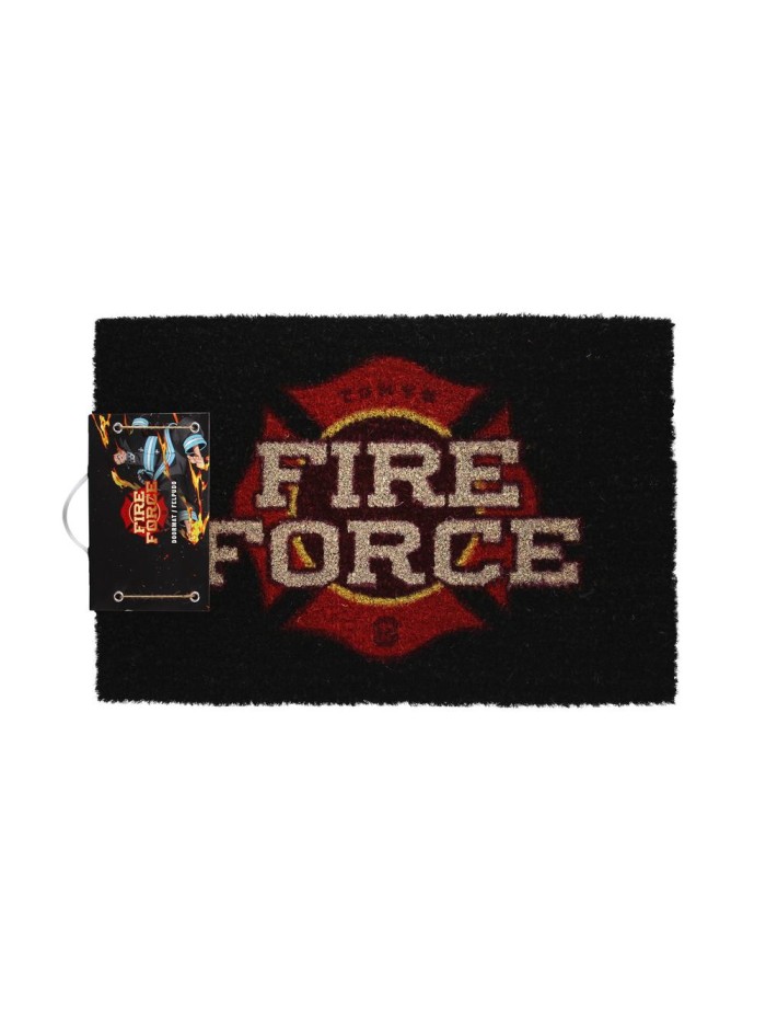 Felpudo 60x40 cm logo fire force Felpudo 60x40 cm logo fire force