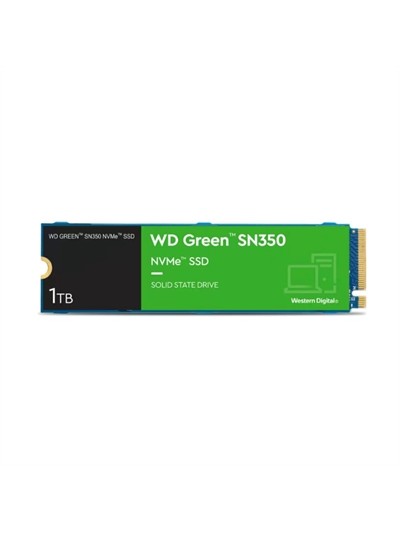 Disco duro interno ssd wd western digital green sn350 wds100t3g0c 1tb pci express nvme