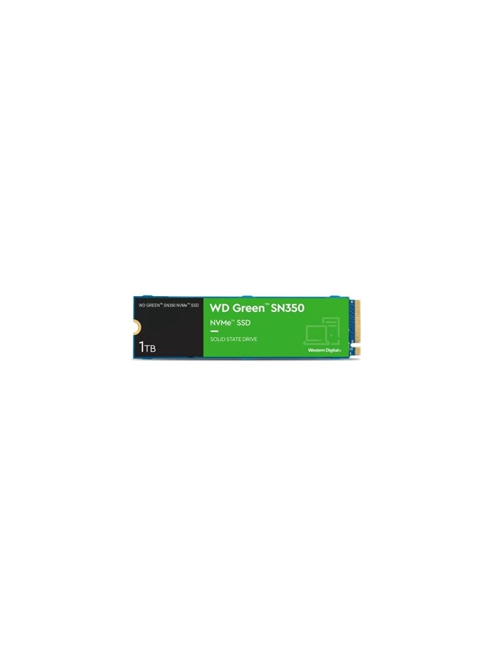 Disco duro interno ssd wd western digital green sn350 wds100t3g0c 1tb pci express nvme Disco duro interno ssd wd western digital green sn350 wds100t3g0c 1tb pci express nvme