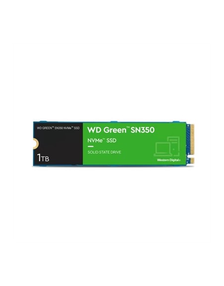 Disco duro interno ssd wd western digital green sn350 wds100t3g0c 1tb pci express nvme