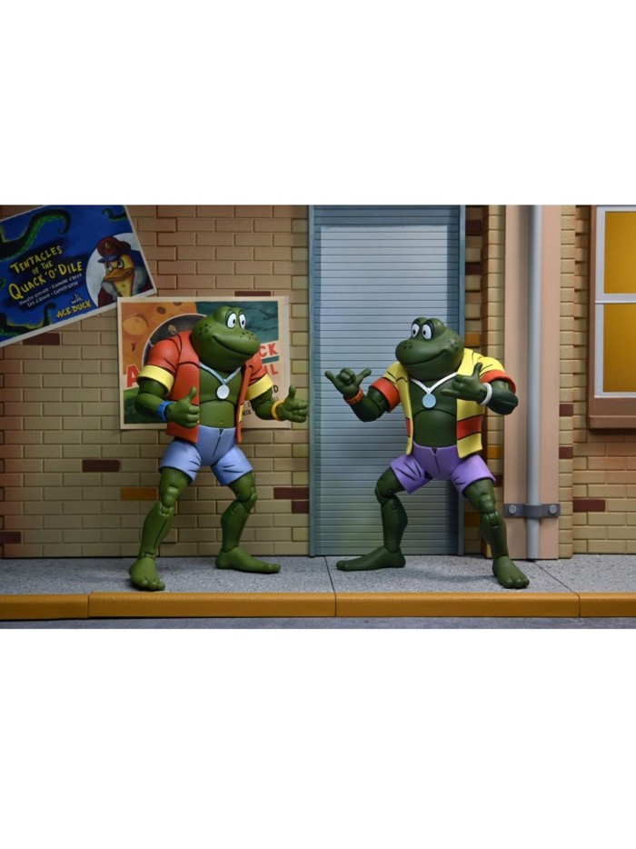 Pack 2 figuras neca ranas napoleon & atilla 18 cm scale action figure tmnt cartoon re - run Pack 2 figuras neca ranas napoleon & atilla 18 cm scale action figure tmnt cartoon re - run