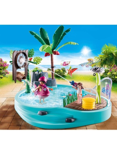 Playmobil piscina divertida con rociador de agua