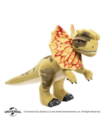 Peluche the noble collection jurassic park dilophosaurus