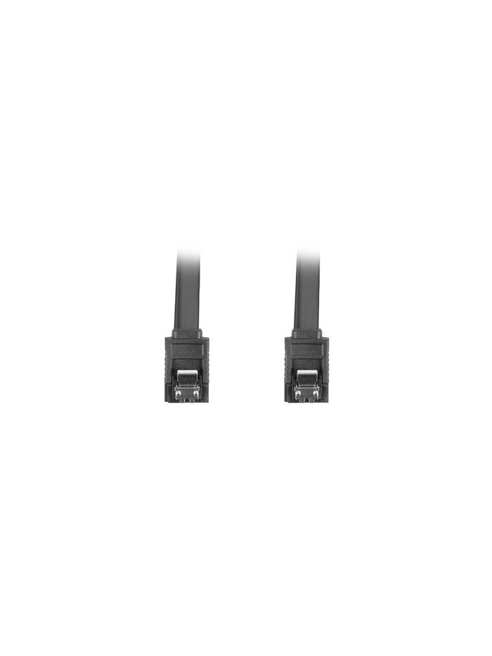 Cable sata iii lanberg 6gb - s hembra hembra clip metal 30cm negro Cable sata iii lanberg 6gb - s hembra hembra clip metal 30cm negro