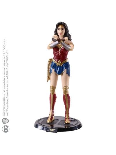 Figura the noble collection bendyfigs dc comics wonder woman ww 84 pelicula
