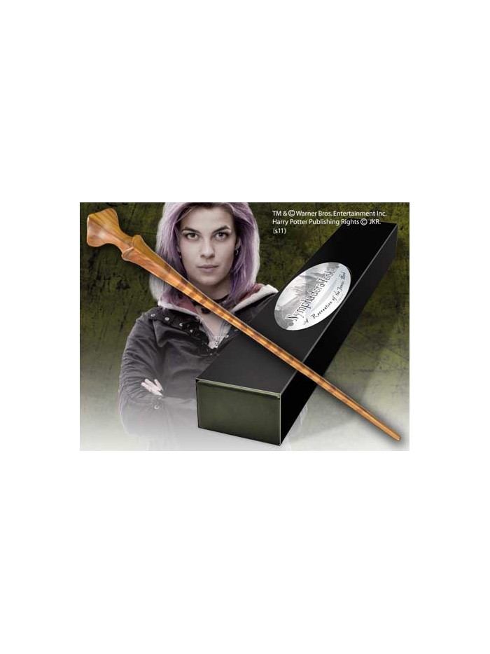 Replica the noble collection harry potter nymphadora tonks varita con caja y placa de identificacion Replica the noble collection harry potter nymphadora tonks varita con caja y placa de identificacion
