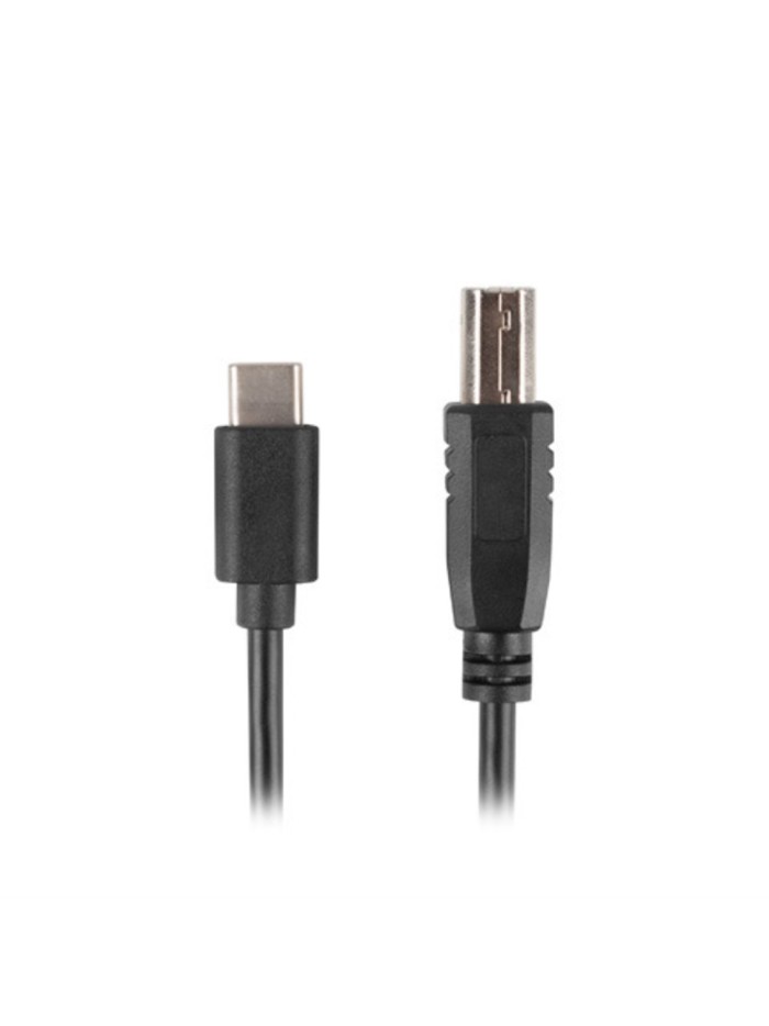 Cable usb tipo c a usb 2.0 tipo b lanberg 3m - macho - macho - negro Cable usb tipo c a usb 2.0 tipo b lanberg 3m - macho - macho - negro
