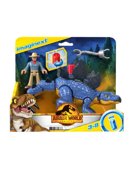 Figura mattel jurassic world stegosaurus