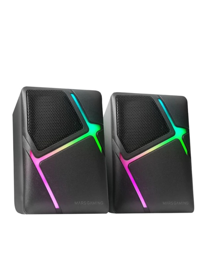 Altavoces mars gaming ms - h rgb negro Altavoces mars gaming ms - h rgb negro