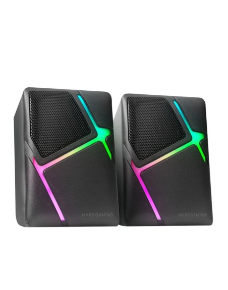 Altavoces mars gaming ms - h rgb negro
