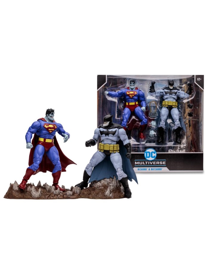 Pack de 2 figuras mcfarlane dc multiverse bizarro & batzarro Pack de 2 figuras mcfarlane dc multiverse bizarro & batzarro