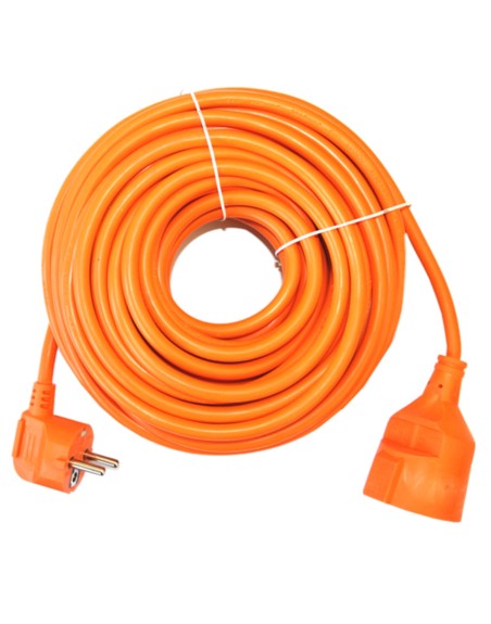 Prolongador de corriente silver electrics 25m - 3x 1.5mm - 250v - 16a - 3.500w naranja
