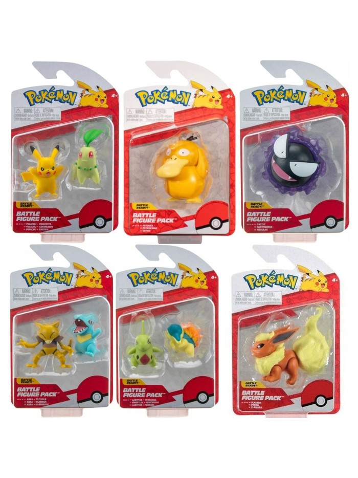 Pack de 6 figuras pokemon batalla ola 10 Pack de 6 figuras pokemon batalla ola 10