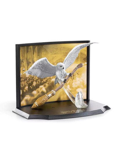 Figura the noble collection toyllectible treasures harry potter hedwig
