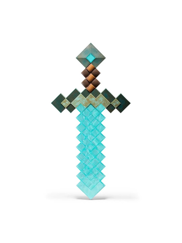Réplica the noble collection minecraft espada de diamante Réplica the noble collection minecraft espada de diamante
