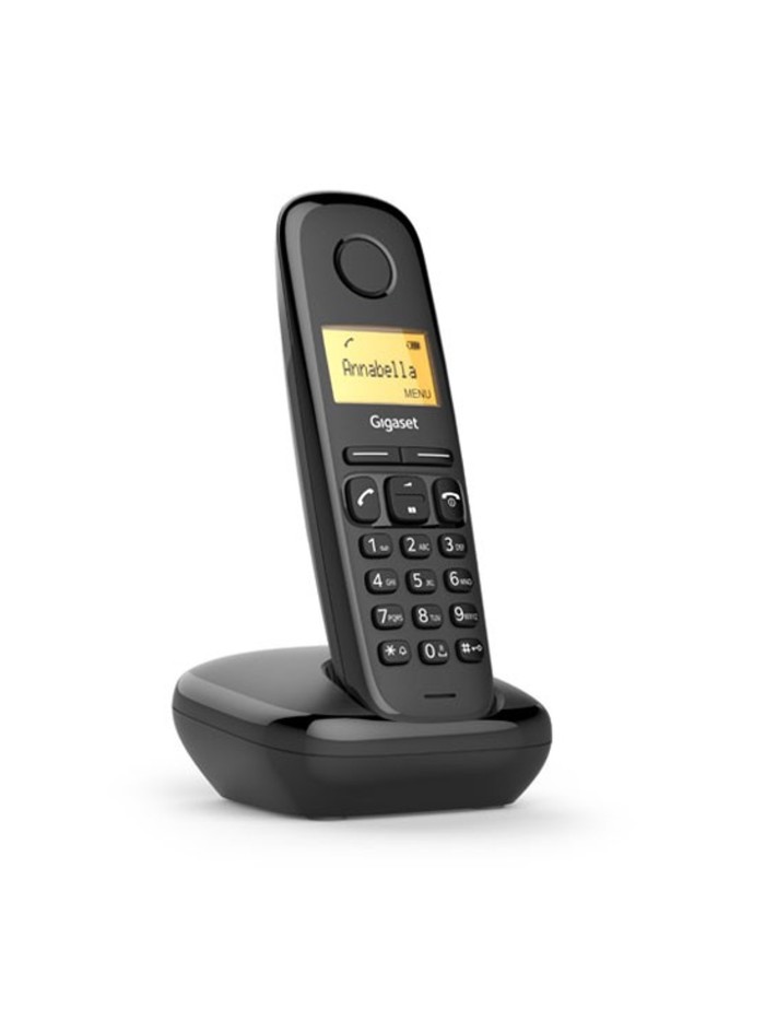 Telefono fijo inalambrico gigaset a170 negro 50 numeros agenda - 10 tonos Telefono fijo inalambrico gigaset a170 negro 50 numeros agenda - 10 tonos