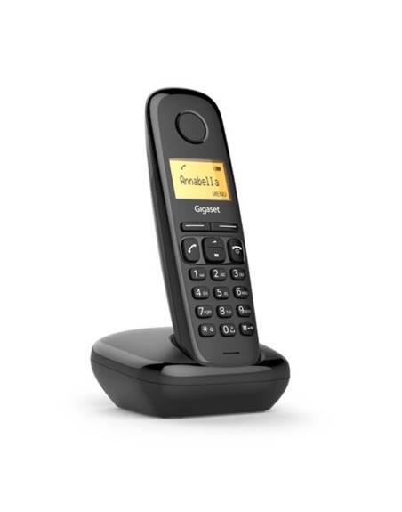 Telefono fijo inalambrico gigaset a170 negro 50 numeros agenda - 10 tonos