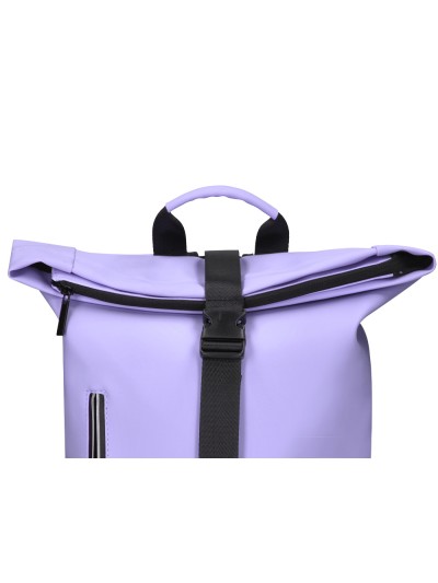 Cartera antartik mochila waterproof enrollable diseño casual color lavanda 480x130x280 mm