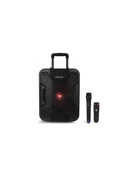 Altavoz portatil fonestar california 200w - jack - auxiliar - funcion karaoke - bluetooth - usb - mp3 - radio fm - microfono