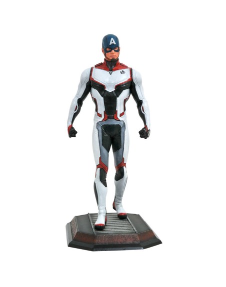 Figura diamond collection marvel avengers capitan america traje equipo pvc diorama 23 cm movie gallery