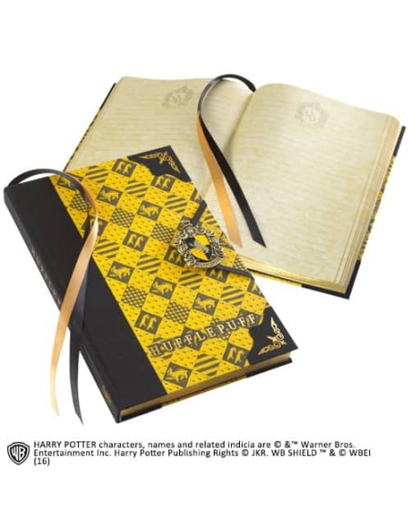 Libreta diario the noble collection harry potter hufflepuff cierre especial