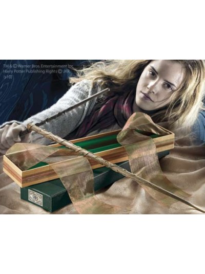 Replica the noble collection harry potter varita de hermione granger caja olivander